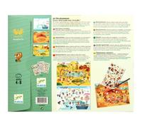 Coffret de décalcomanies - Djeco - Animaux du monde - 90 décalcomanies - 3 scènes - Mixte
