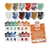 Coffret de Découverte des Roches pour les,Ensemble Souvenir d'Accessoires en Pierre avec Carte de Vœux - Set Découverte de Pierres Précieuses - Pour Enfant Fille Garçon Anniversaire Fête Mais