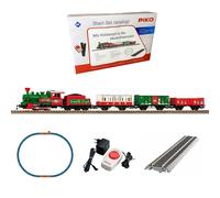 Coffret de démarrage analogique, train de Noël, locomotive vapeur + 3 voitures,