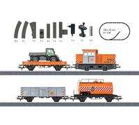 Coffret de départ «Service Communal», Henschel DHG 300 B, wagon plat, tombereau,