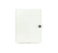 - Coffret de dérivation de fibres optiques - OS2, assemblé - montable sur mur - usage interne, extérieur - gris, RAL 7035 - 12 ports