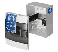 Coffret de Distribution Apparent 1 Rangée pour 4 Modules 104x140x173 mm