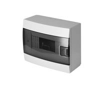 Coffret de Distribution Apparent 1 Rangée pour 8 Modules 104,5x215,5x173,5 mm IP40 - Blanc Boîtier Électrique en ABS - Coffret Électrique pour Installations Intérieures - Horoz Electric