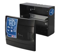 Coffret de Distribution Apparent 1 Rangée pour 8 Modules 104,5x215,5x174mm