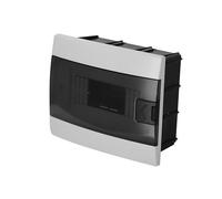 Coffret de Distribution Encastré 1 Rangée pour 8 Modules 104,5x215,5x173,5 mm IP40 - Blanc Boîtier Électrique en ABS - Coffret Électrique pour Installations Intérieures - Horoz Electric