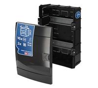 Coffret de Distribution Encastré 2 Rangée pour 16 Modules 110x215x290,5 mm