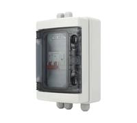 Coffret de distribution étanche avec disjoncteur d'isolement et interrupteur 32 V CC 500 V