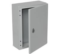 Coffret de distribution extérieur BOXEXPERT IP66 en tôle d'acier 400 x 300 x 150 mm Armoire de commande étanche série Treva, boîte électrique, boîte de dérivation, armoire murale