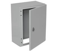 Coffret de distribution extérieur BOXEXPERT IP66 en tôle d'acier 400 x 300 x 200 mm Armoire de commande étanche série Treva, boîte électrique, boîte de dérivation, armoire murale