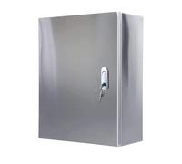 Coffret de Distribution extérieur en Acier Inoxydable - Armoire électrique étanche avec verrous de sécurité, boîte de jonction pour équipements - 300 x 400 x 200 mm, Durable et sécurisée