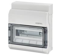 Coffret de distribution montage apparent (en saillie) Hensel KV 9112 6100000 Nombre de divisions = 12 Nbr de rangées = 1