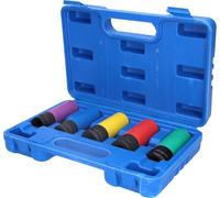 Brilliant Tools Jeu de douilles à chocs 1/2'' pour jantes aluminium