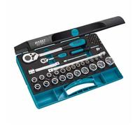 Coffret de douilles 1/4""+1/2""47 pièces 953 SPC Hazet