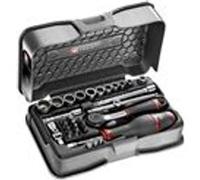 Coffret de douilles 1/4'' 12 pans métriques et embouts 31 pièces - FACOM - R.161-5P12 G
