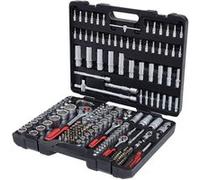 Coffret de douilles 1/4, 3/8, 1/2 Mallette multi-outils de 171 pièces Chrome Vanadium HobbyTech
