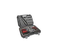 Coffret de douilles 1-4"", 3-8"", 1-2"" Mallette multi-outils de 215 pièces Chrome Vanadium HobbyTech