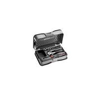 Coffret de serrage radio 1/4"" FACOM - R.151-1P6 - Cliquet à tête - 9 douilles 6 pans - Rallonge 100 mm - Poignée tournevis 1/4""