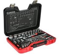 Coffret de douilles 1/4'' et 1/2'' 60 pièces - HANGER - 251004 G