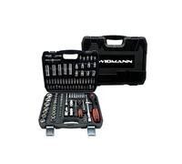 Coffret de Douilles 108SS socket Professionnelles 108 Pièces - 1/4 "et 1/2", Cliquet à 72 dents, chrome-vanadium