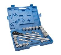 Coffret de douilles 12 pans 3/4" 22 pièces de 19 à 50 mm