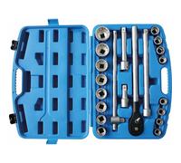 COFFRET DE DOUILLES 3/4' 12 PANS - 21 PCS - STILKER - 67638