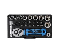 Coffret de douilles 6,3 mm (1/4"") 28 pièces