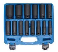 Coffret de douilles à choc six pans profondes BGS TECHNIC - 12,5 mm - 14 pcs - 5207 G