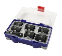 Coffret de douilles à choc - TIVOLY - 11521470003 - 7 pièces - Ø13-24 mm - Acier Cr-Mo galvanisé