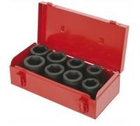 Coffret de douilles à chocs 1"" 8 pcs