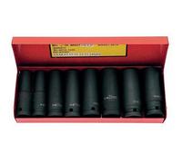 COFFRET DE 8 DOUILLES CHOCS LONGUES 1/2 DE 13 A 24 MM SAM OUTILLAGE - 19141