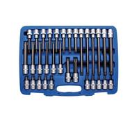 Coffret de douilles à embouts 12,5 mm (1/2"") profil T BGS TECHNIC - 32 pièces