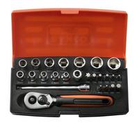 Coffret de douilles - BAHCO - SBSL25 - 25 pièces - Acier