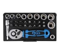 Coffret de douilles - 6,3 mm - 28 pcs - 2143
