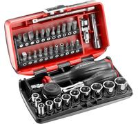 Coffret de douilles cliquet Facom R.360NANO-U1 38 pièces avec poignée pivotante