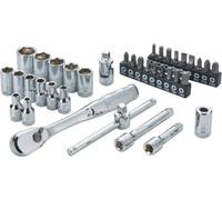 Coffret de douilles DeWalt 37 pièces avec cliquet 1/4" DWMT19238-1
