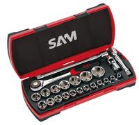 Coffret de douilles et accessoires 1/2'' - 23 outils SAM OUTILLAGE 75-SH23Z