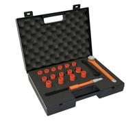 Coffret de douilles et accessoires 3/8'' isolés 1000V - 8 à 23 mm - 17 pièces KSTOOLS 112.3817 (KSTOOLS)
