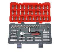 KS Tools Coffret douilles 922.0666 3/8'' ULTIMATE® Finition chromée satinée 66 pièces