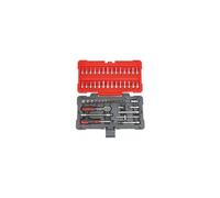KS TOOLS - 922.0650 - Coffret de douilles et accessoires ULTIMATE 1/4'', 50 pièces - Robuste et pratique - Cliquet - douilles 6 pans 4 à 14 mm, XZN, PH, PZ, TX - cardan, poignée, rallonges, embouts