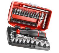 Coffret de douilles et d'accessoires 12 pans 1/4'' 27 pièces FACOM RL.NANO112