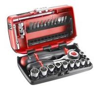 Coffret de douilles et embouts FACOM - 1/4 - 12 pans - 28 pcs - R.360NANO-U112