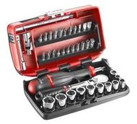 Coffret de douilles et embouts FACOM - 1/4 - 6 pans - 38 pcs - RL.NANO-U1 G