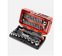 Coffret de douilles et embouts FACOM - 1/4 - Vissage serrage - 6 pans - 38 pcs - R.360NANO