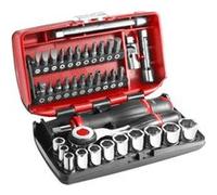 Coffret de douilles et embouts FACOM - 1/4 - Vissage serrage - 6 pans - 38 pcs - R.360NANO G