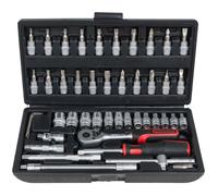 Coffret de douilles F6 et accessoires 1/4, 46 pièces - KSTOOL - 911.0646"