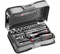 Coffret de douilles FACOM - 1/4 - 6 pans - 19 pcs - R.161-3P6 G