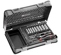 Coffret clé à cliquet + douilles longues 1/4'' FACOM R.2BLPB