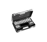 Facom Coffret de douilles 1/2" longues 12 pans métriques S.404AE - 16 douilles profondes