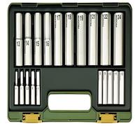 Proxxon Jeu de clés à douille 1/2\ (12.5 mm), 1/4\ (6.3 mm) 20 pièces 23292