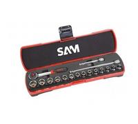 Coffret de douilles tout profil carré 1/4" - 17 pièces SAM OUTILLAGE